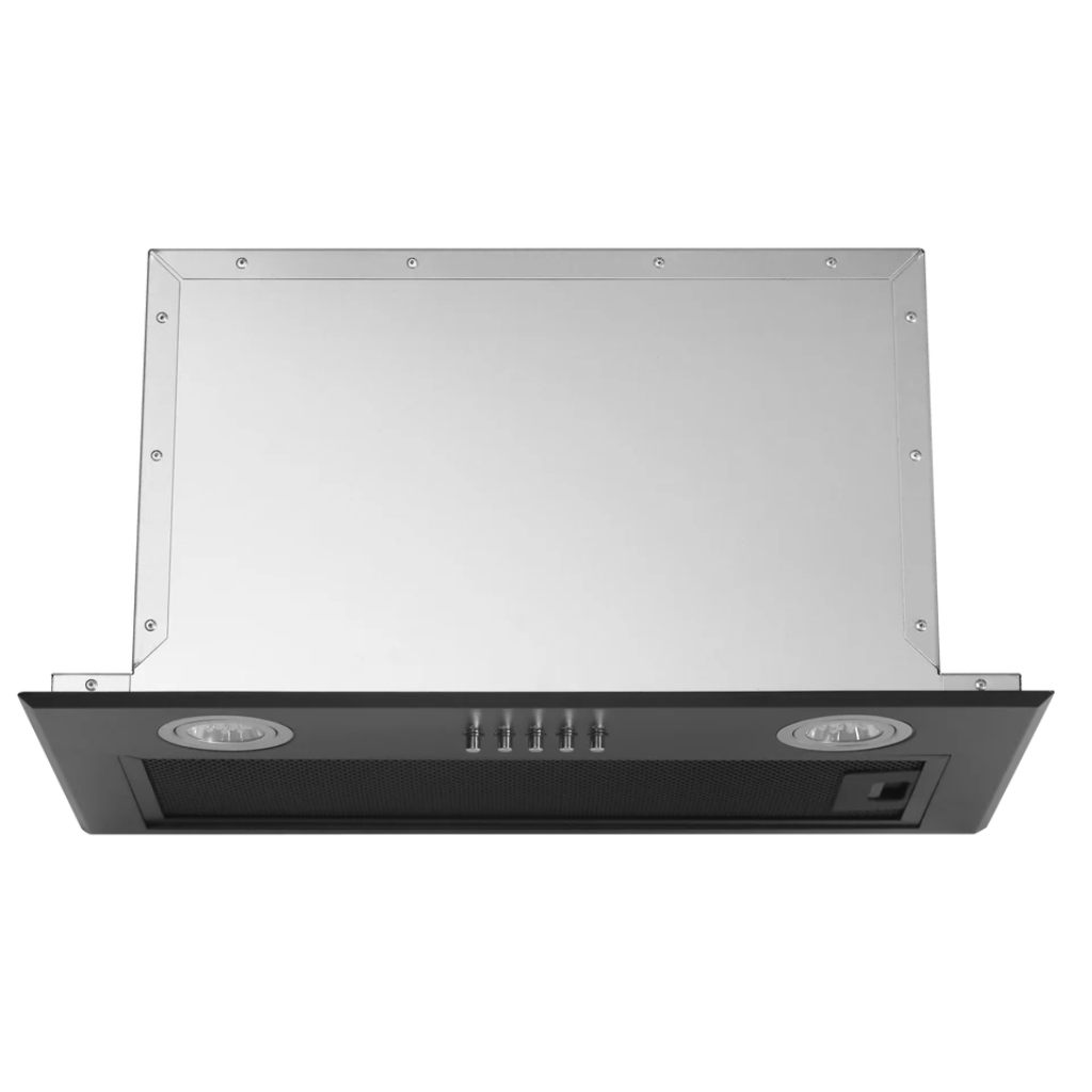 Dilusso CE528BP 520mm Black Undermount Concealed Rangehood
